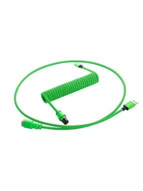 CableMod Pro Coiled Keyboard Cable Green, USB A to USB